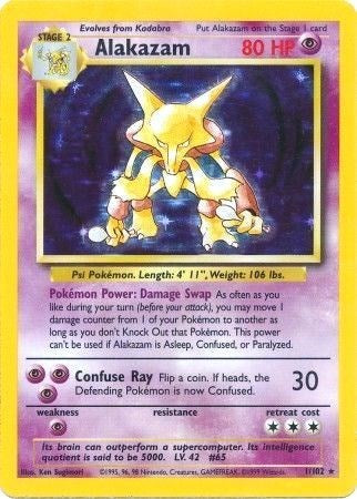 Alakazam - 001/102 - Base Set