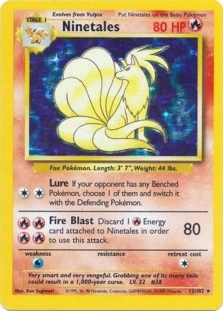 Ninetales - 012/102 - Base Set