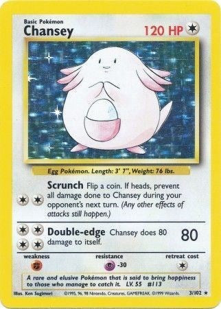Chansey - 003/102 - Base Set