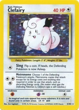 Clefairy - 005/102 - Base Set
