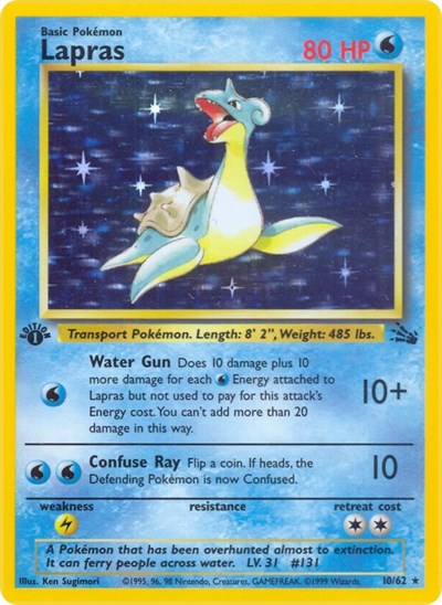 Lapras - 010/062 - Fossil