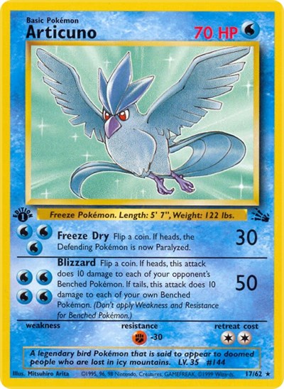 Articuno - 017/062 - Fossil