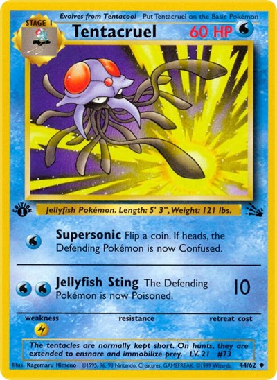 Tentacruel - 044/062 - Fossil