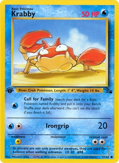 Krabby - 051/062 - Fossil