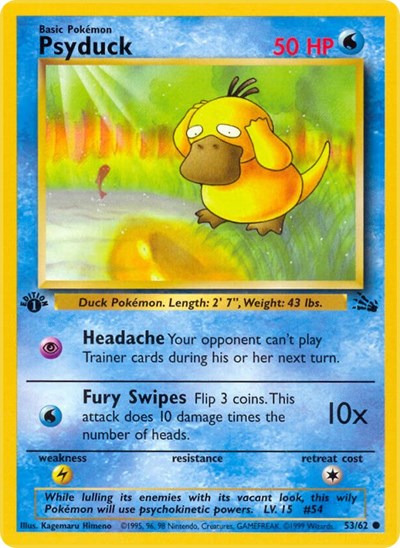 Psyduck - 053/062 - Fossil