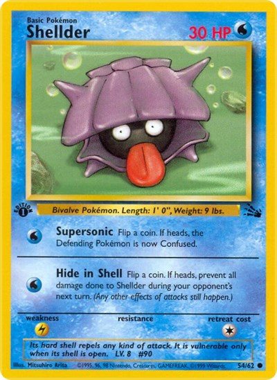 Shellder - 054/062 - Fossil