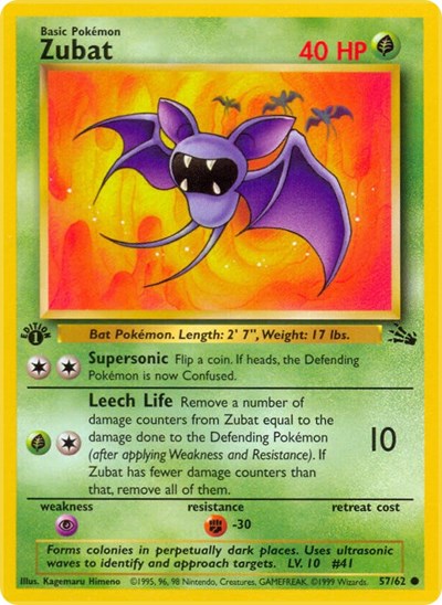 Zubat - 057/062 - Fossil