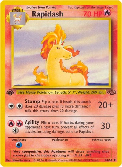 Rapidash - 044/064 - Jungle