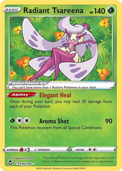 Radiant Tsareena - 016/195 - SWSH12: Silver Tempest