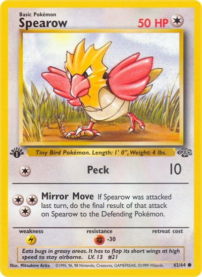 Spearow - 062/064 - Jungle