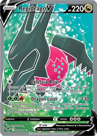 Regidrago V (Full Art) - 183/195 - SWSH12: Silver Tempest
