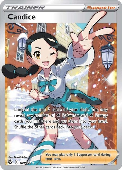 Candice (Full Art) - 189/195 - SWSH12: Silver Tempest