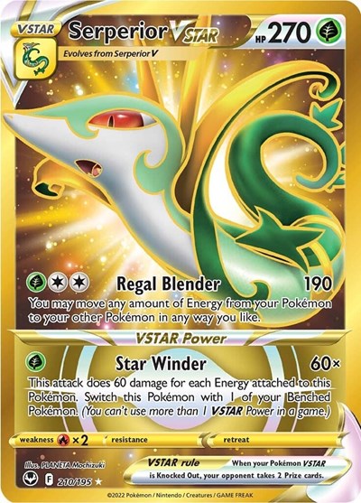 Serperior VSTAR (Secret) - 210/195 - SWSH12: Silver Tempest
