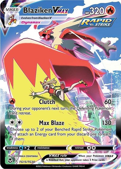 Blaziken VMAX - TG15/TG30 - SWSH12: Silver Tempest Trainer Gallery
