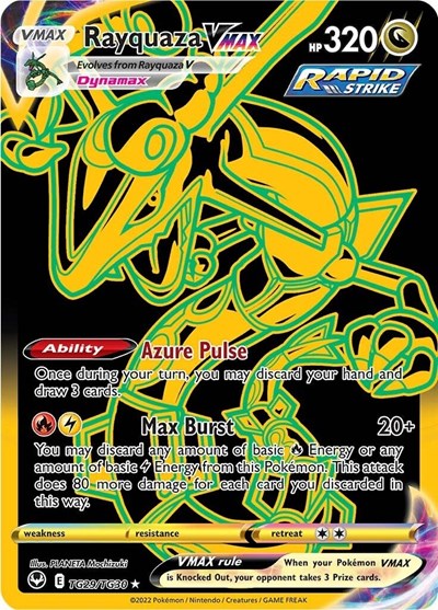 Rayquaza VMAX (Secret) - TG29/TG30 - SWSH12: Silver Tempest Trainer Gallery