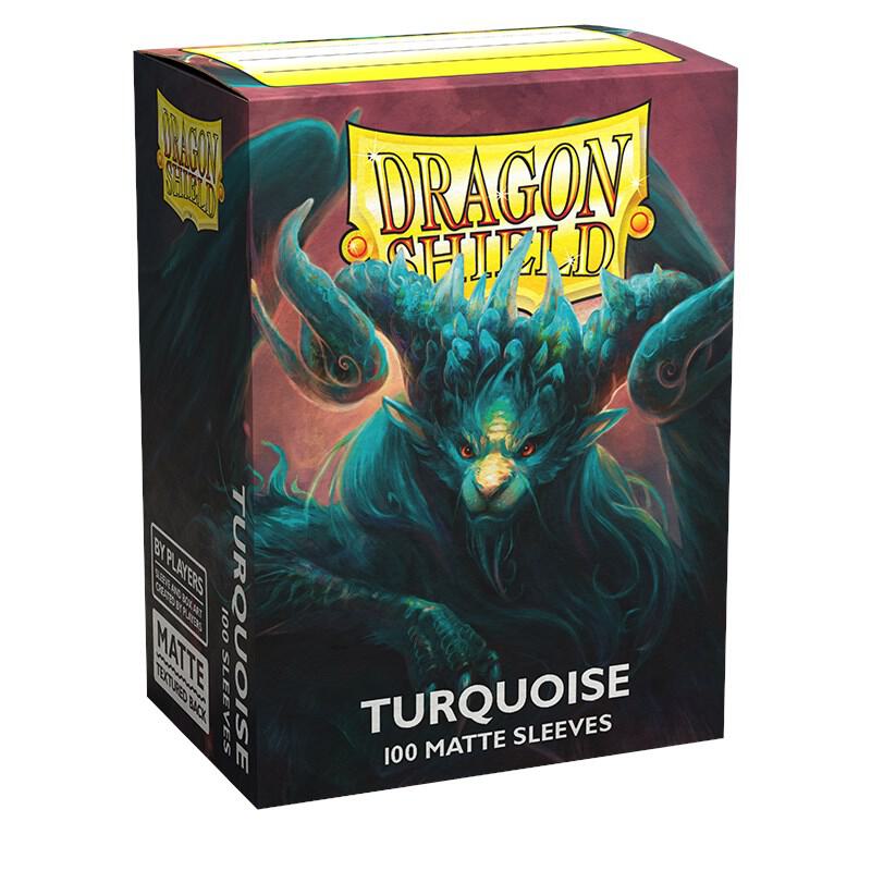 Dragon Shield Matte Sleeves: Turquoise (100ct)