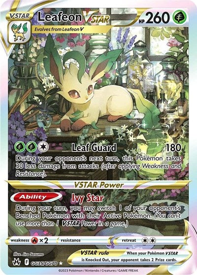 Leafeon VSTAR - GG35/GG70 - Crown Zenith: Galarian Gallery