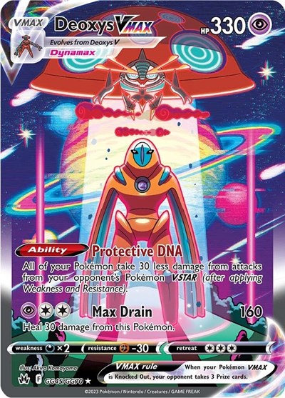 Deoxys VMAX - GG45/GG70 - SWSH: Crown Zenith: Galarian Gallery