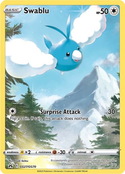 Swablu - GG27/GG70 - SWSH: Crown Zenith: Galarian Gallery