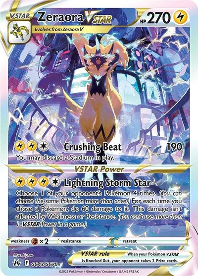 Zeraora VSTAR - GG43/GG70 - SWSH: Crown Zenith: Galarian Gallery
