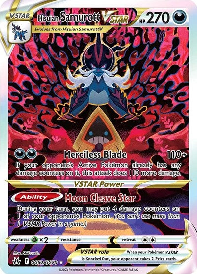 Hisuian Samurott VSTAR - GG52/GG70 - SWSH: Crown Zenith: Galarian Gallery