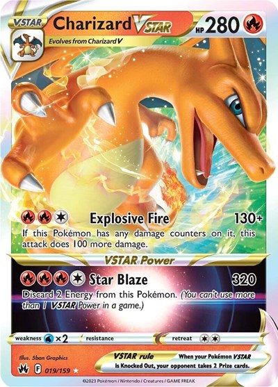 Charizard VSTAR - 019/159 - SWSH: Crown Zenith
