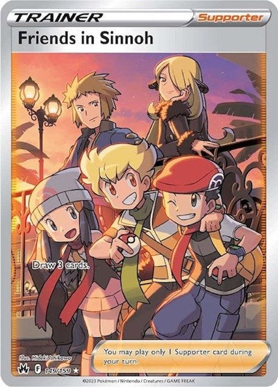 Friends in Sinnoh (Full Art) - 149/159 - SWSH: Crown Zenith