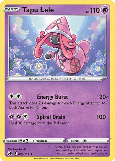 Tapu Lele - 064/159 - SWSH: Crown Zenith