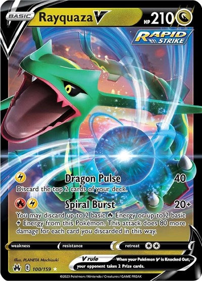 Rayquaza V - 100/159 - SWSH: Crown Zenith