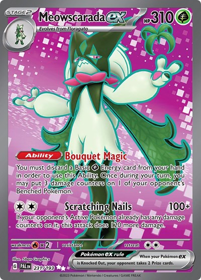 Meowscarada ex - 231/193 - SV02: Paldea Evolved