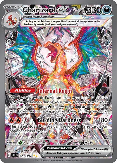 Charizard ex - 223/197 - SV03: Obsidian Flames