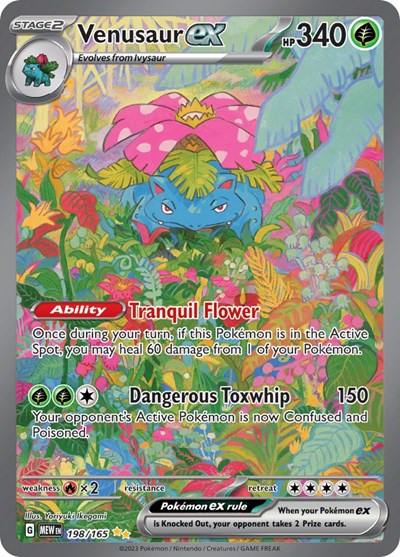 Venusaur ex - 198/165 - SV: Scarlet & Violet 151