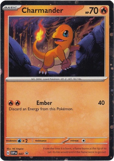 Charmander (Cosmos Holo) - 047 - SV: Scarlet & Violet Promo Cards