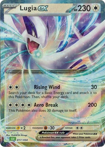 Lugia ex - 017/034 - Trading Card Game Classic