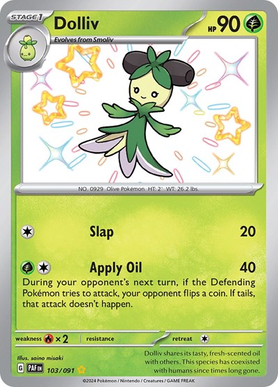 Dolliv - 103/091 - SV: Paldean Fates