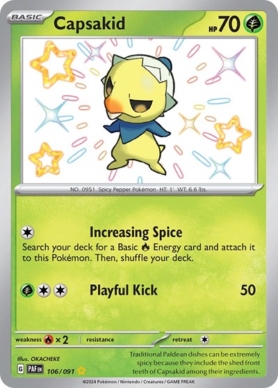 Capsakid - 106/091 - SV: Paldean Fates