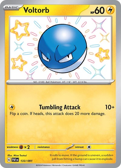 Voltorb - 133/091 - SV: Paldean Fates