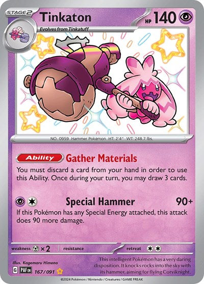 Tinkaton - 167/091 - SV: Paldean Fates