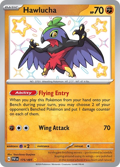 Hawlucha - 175/091 - SV: Paldean Fates