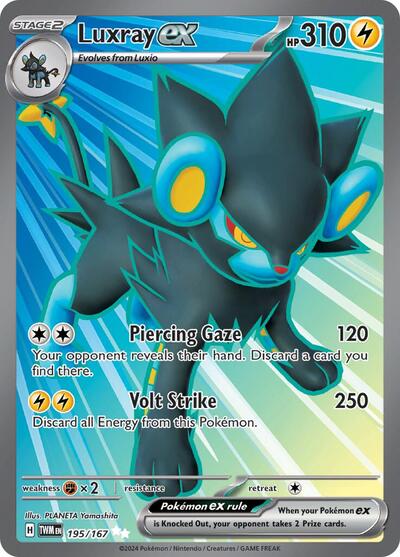 Luxray ex - 195/167 - SV06: Twilight Masquerade