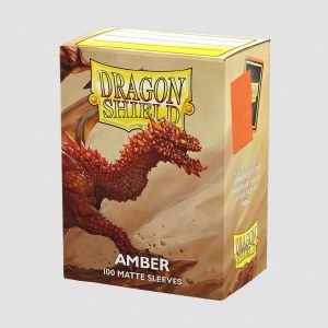 Dragon Shield Matte Sleeves: Amber (100ct)