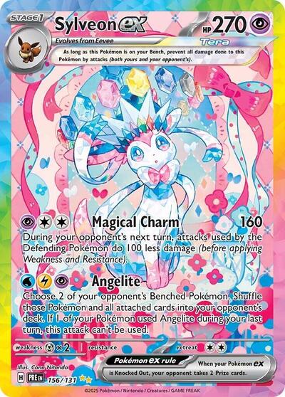Sylveon ex - 156/131 - SV: Prismatic Evolutions