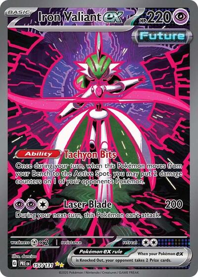 Iron Valiant ex - 157/131 - SV: Prismatic Evolutions