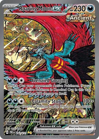 Roaring Moon ex - 162/131 - SV: Prismatic Evolutions