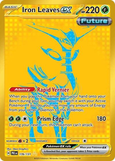Iron Leaves ex - 176/131 - SV: Prismatic Evolutions
