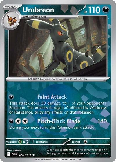 Umbreon (Poke Ball Pattern) - 059/131 - SV: Prismatic Evolutions