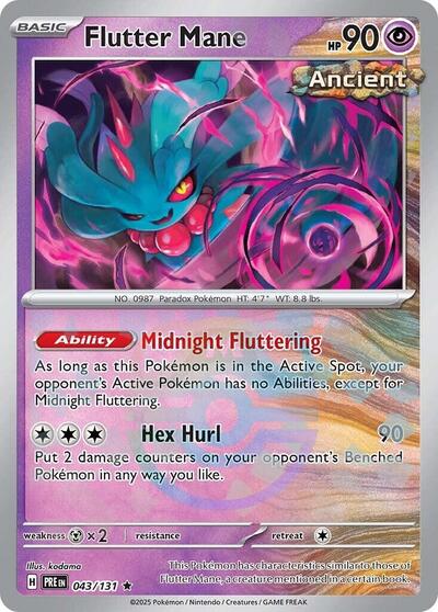 Flutter Mane (Master Ball Pattern) - 043/131 - SV: Prismatic Evolutions