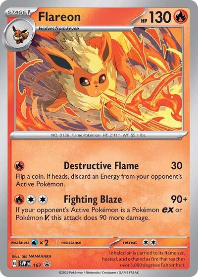 Flareon (Cosmos Holo) - 167 - SV: Scarlet & Violet Promo Cards