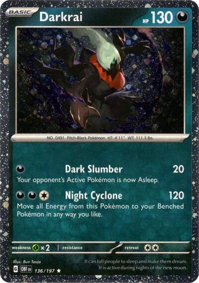 Darkrai (Cosmos Holo) - 136/197 - Miscellaneous Cards & Products