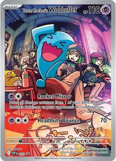 Team Rocket's Wobbuffet - 203 - SV: Scarlet & Violet Promo Cards
